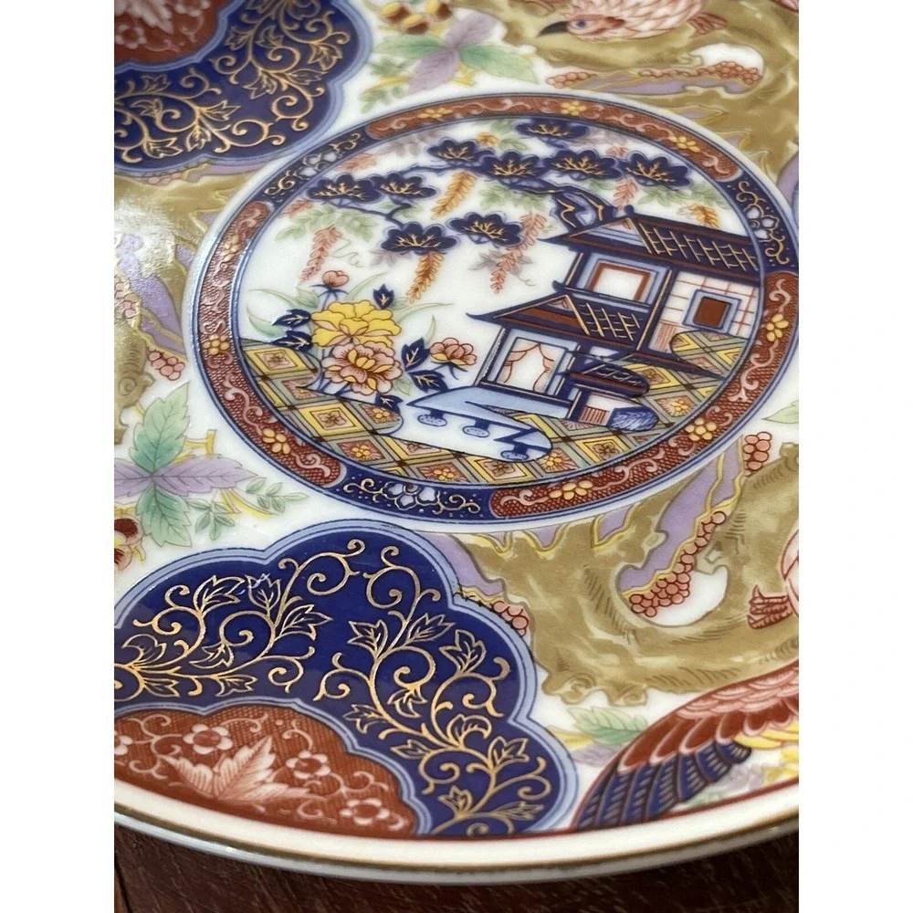 4 Gorgeous Japanese Vintage Imari Ware Decorative‎ Hand Painted 6